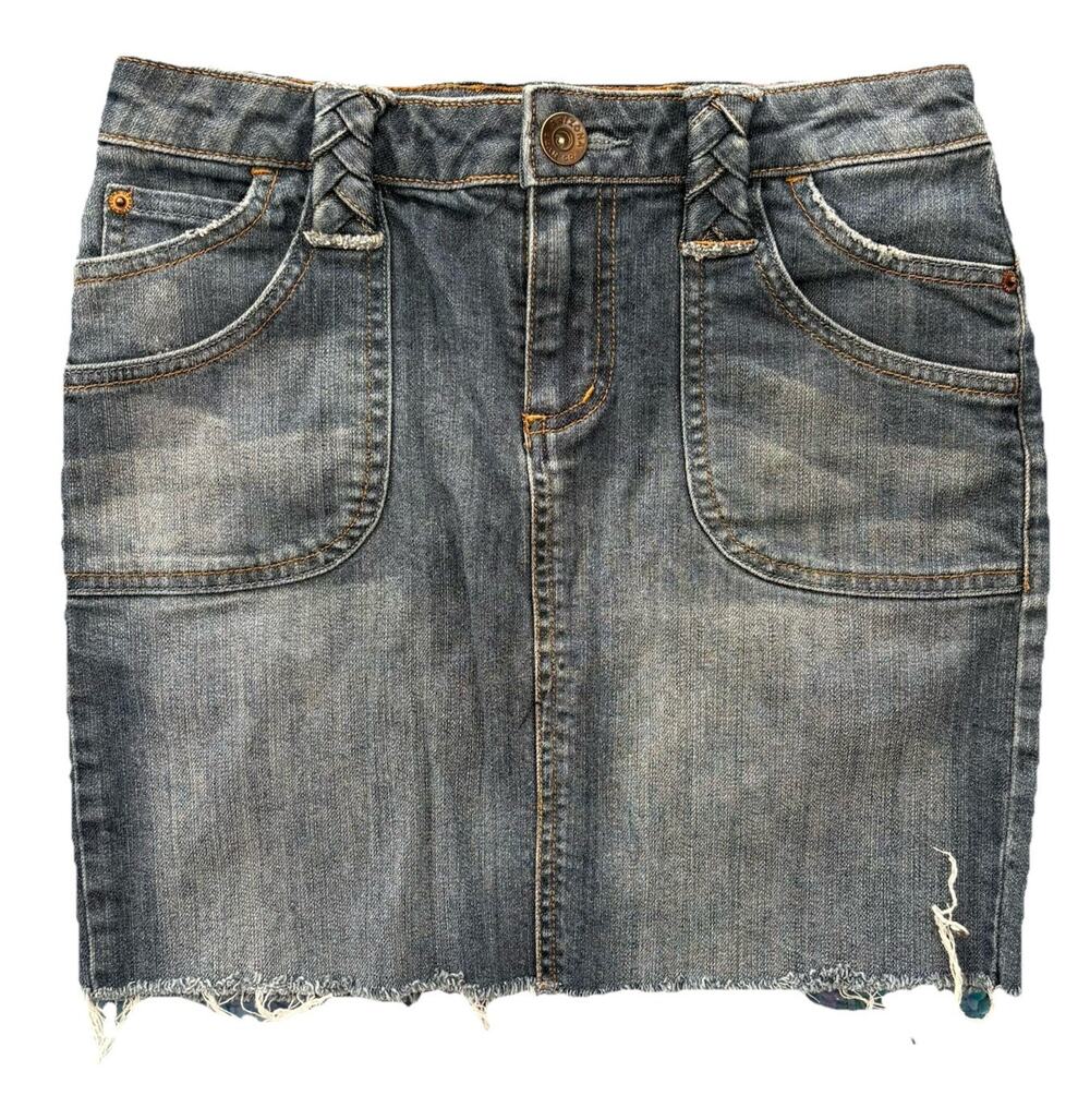 Arizona Jean Co Women’s Mini Skirt Size 0 Denim Jean Skirt